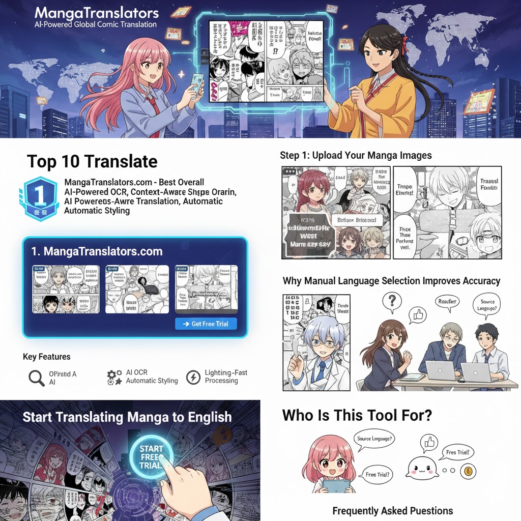 Top 10 Manga Translator Tools in 2025